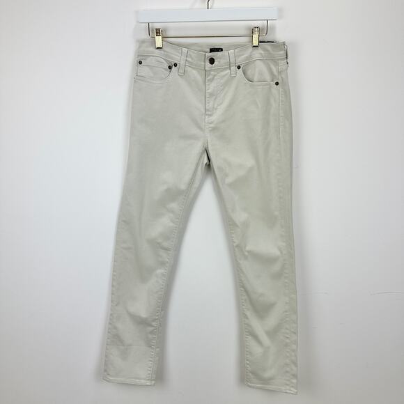 J.Crew Slim Fit Garment Dyed Five Pocket Pant Stone Beige Straight W29 L30 NWT - Picture 6 of 14